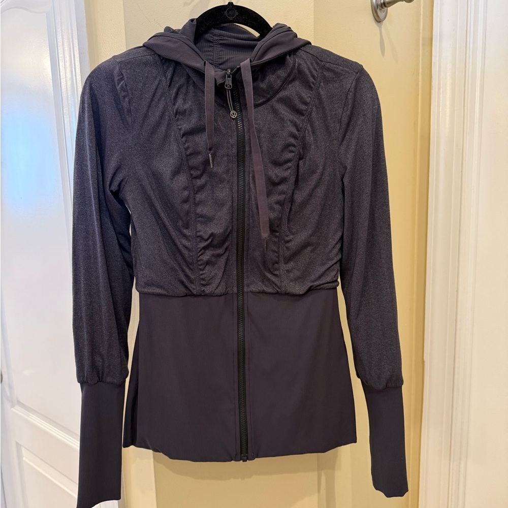 Lululemon Athletica Gray Utility Jacket reversible